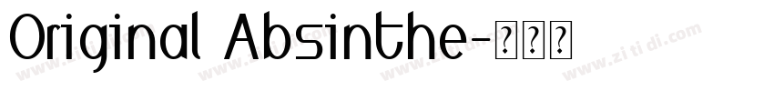 Original Absinthe字体转换